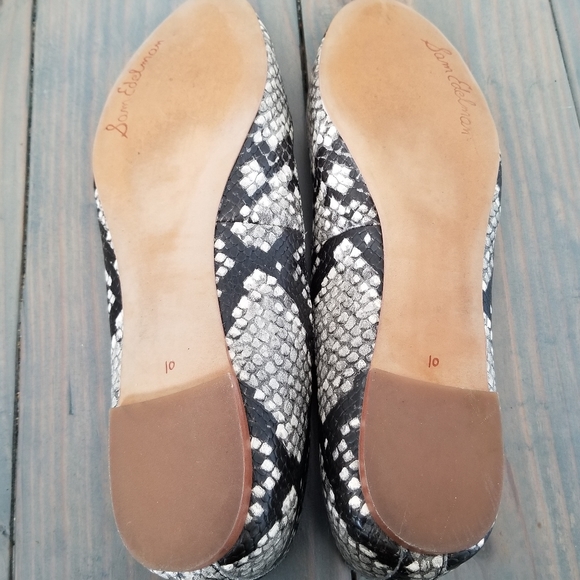 Sam Edelman snakeskin ballerina flat - Picture 7 of 11
